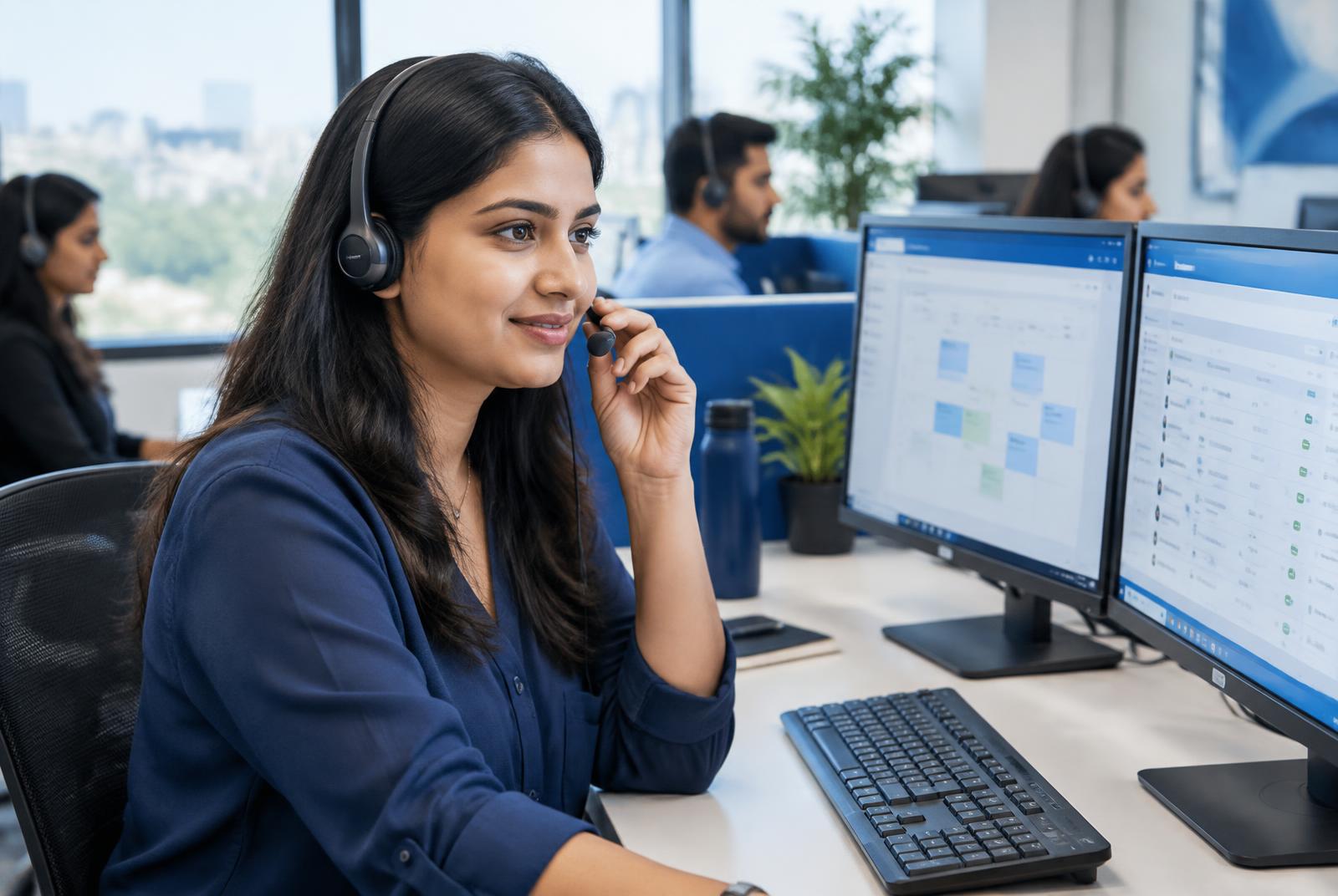 Experienced healthcare virtual assistant supporting a patient call
